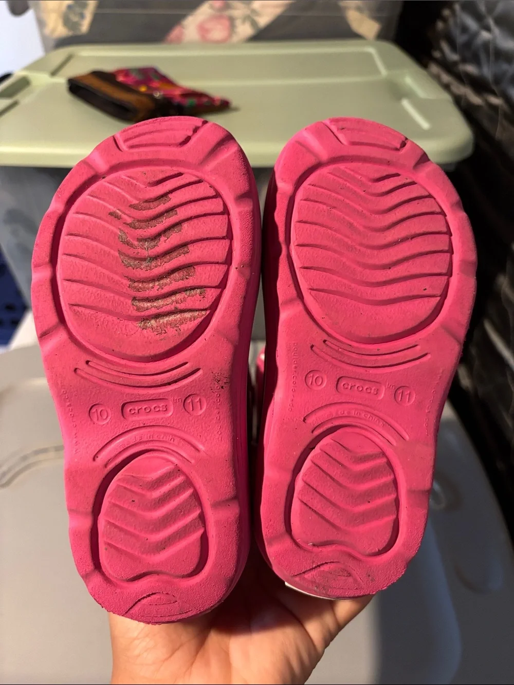 Toddler Pink Rain Boots - Crocs